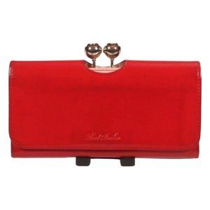 Ted Baker London Red Patent Wallet